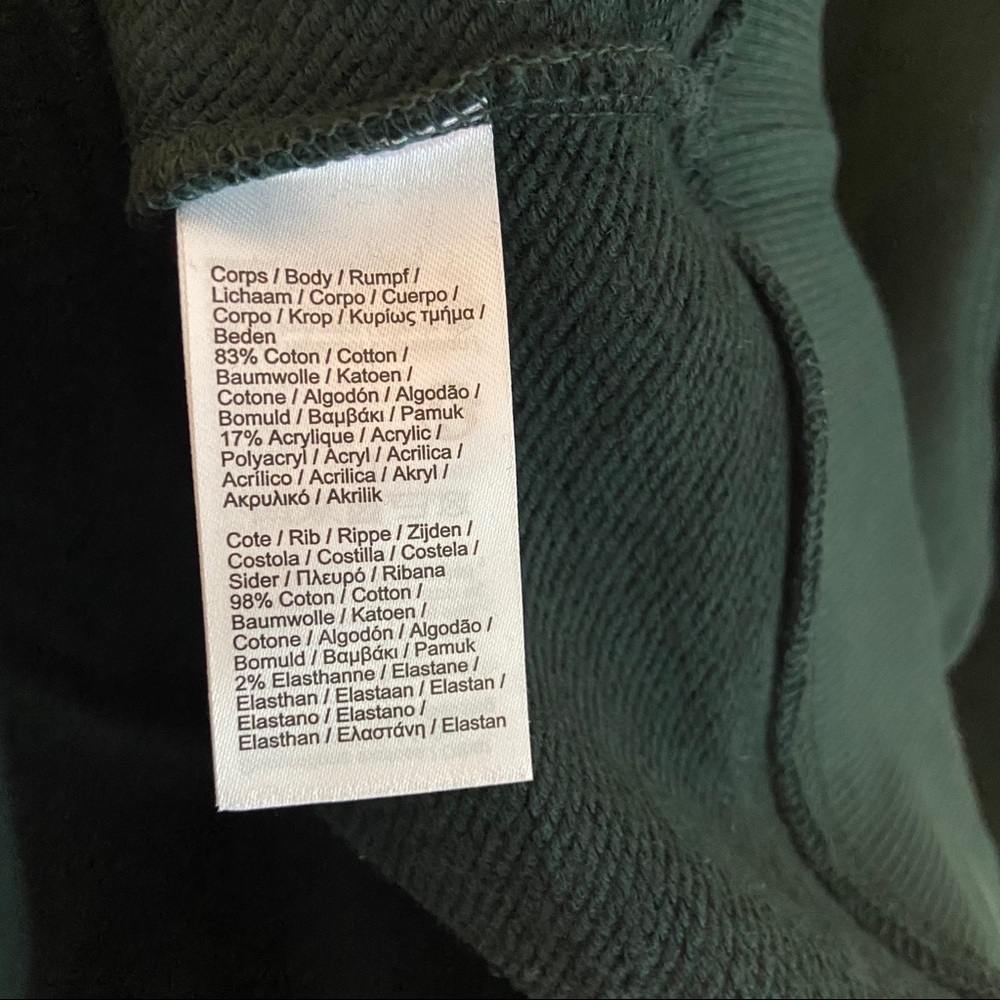 Lacoste NEW 3D Logo Hoodie Sweatshirt Velvet Green - Picture 6 of 8